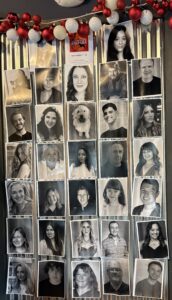 Portraits of the cast of Annie